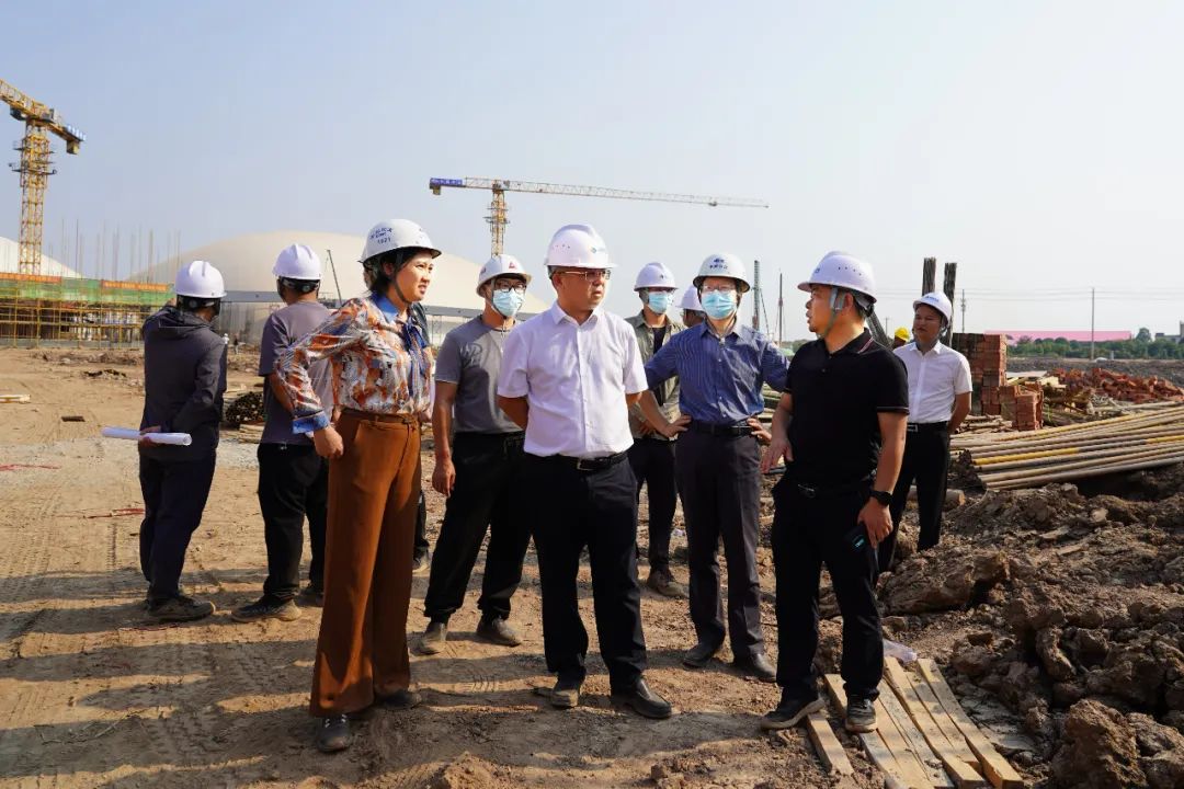 刘志刚深入沅江机制砂和集散中心建设项目一线督查安全生产